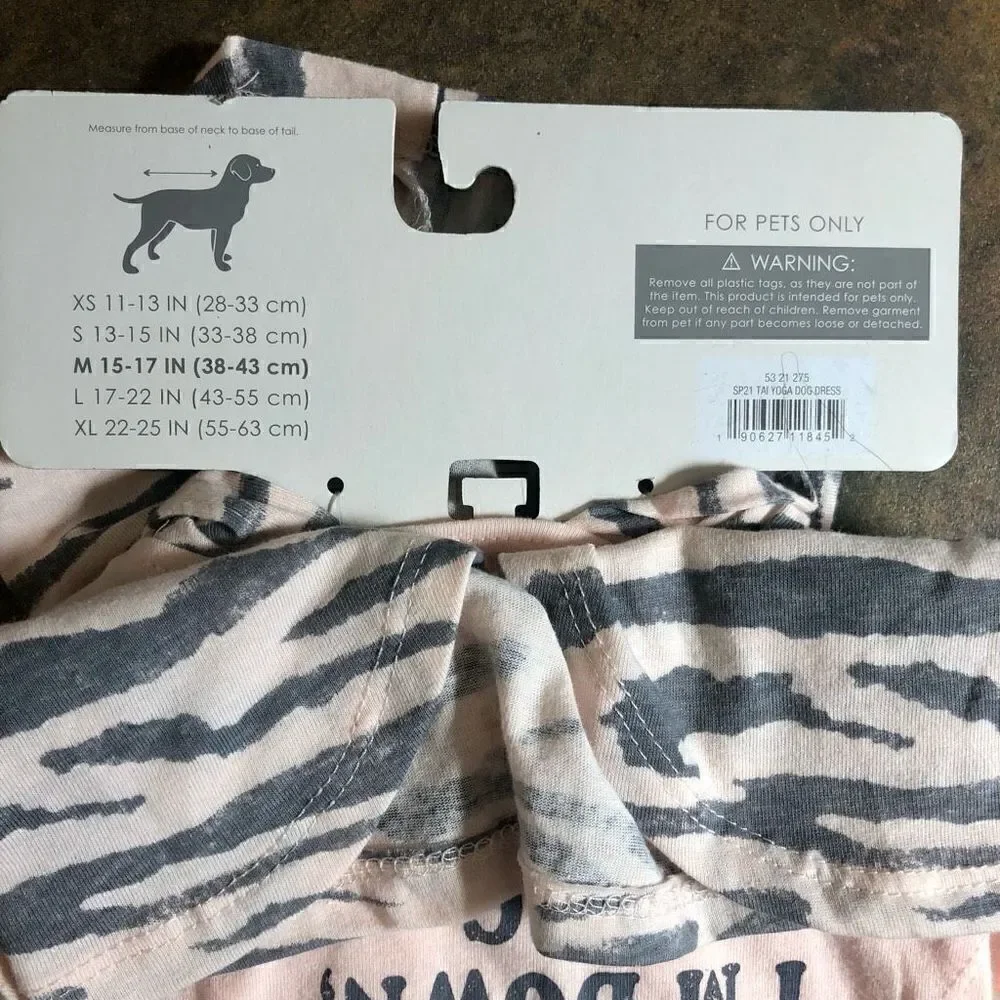 Grayson Pup The Label Yoga? I’m Down Dog Outfit Dress Size Medium (15-17 IN)